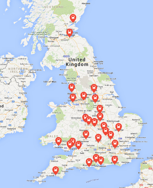 National Express destinations